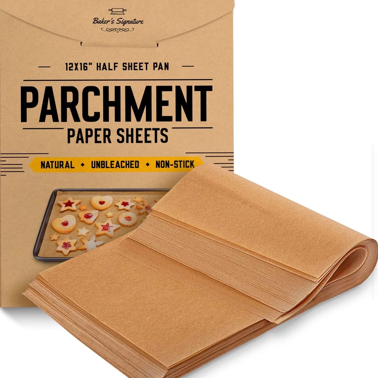 Katbite 200PCS 12x16 In Heavy Duty Flat Parchment Paper, Parchment