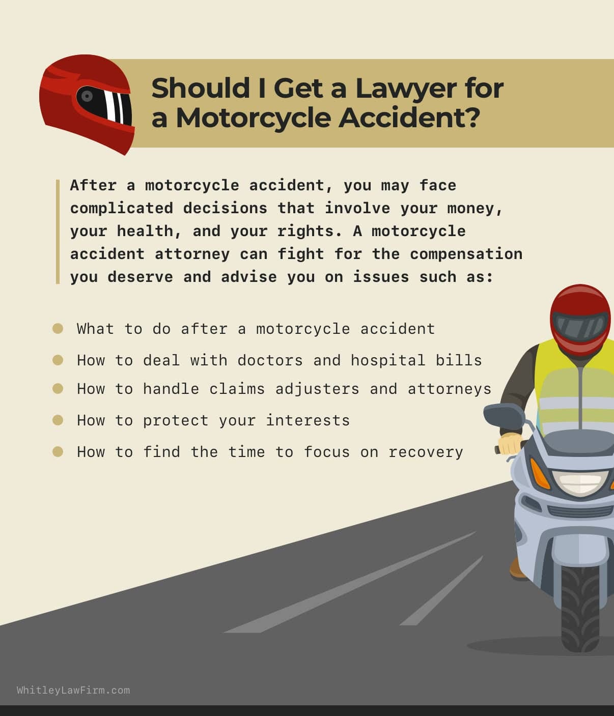 What to Expect From a Motorcycle Accident Lawyer  by Tahir Khan