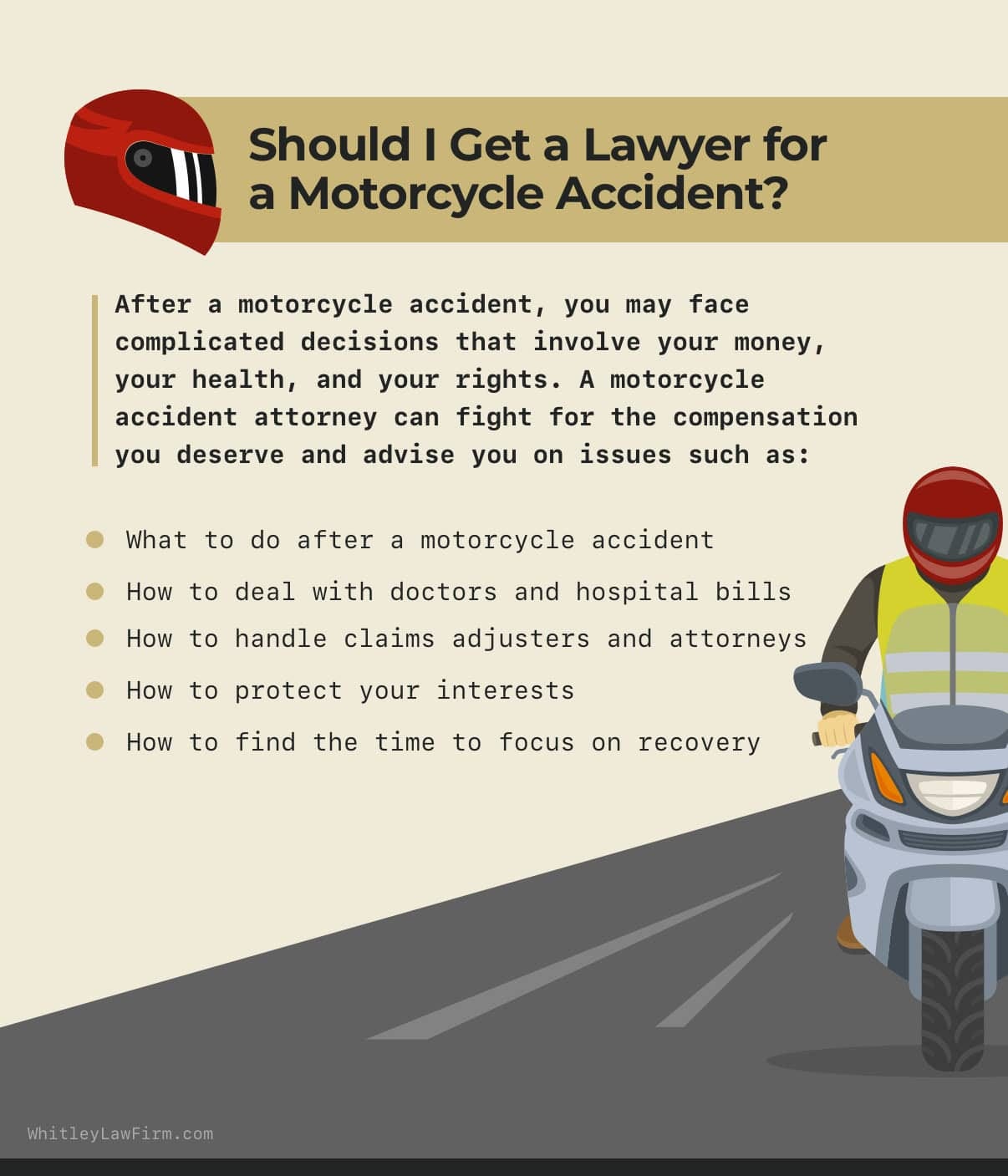 What to Expect From a Motorcycle Accident Lawyer by Tahir Khan What to Expect From a Motorcycle Accident Lawyer by Tahir Khan