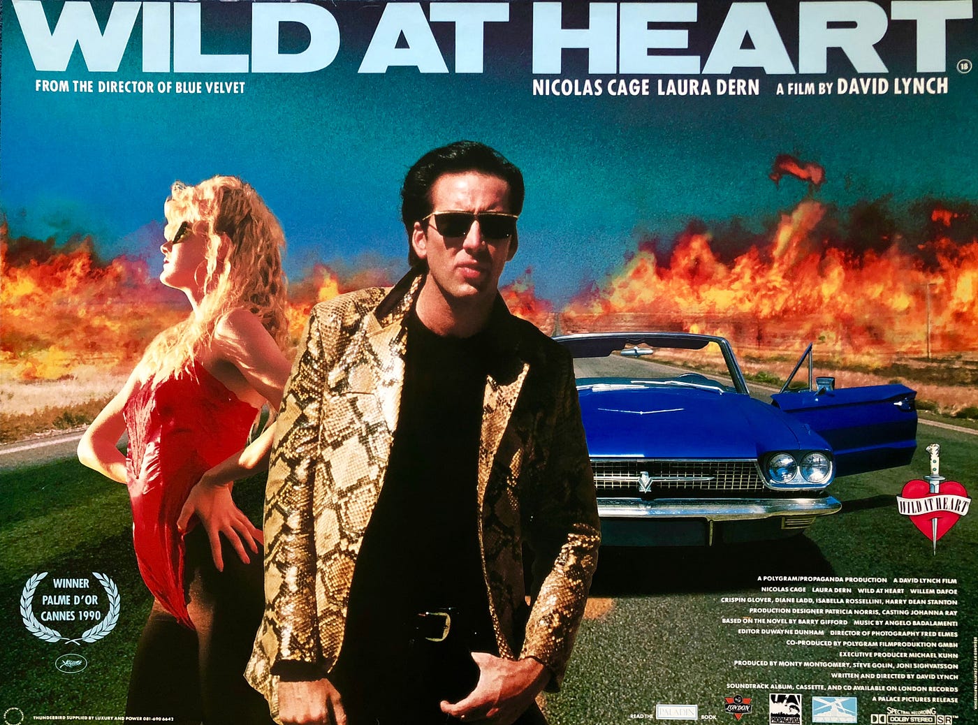 Movie Review: Wild at Heart (1990), by Patrick J Mullen, As Vast as Space  and as Timeless as Infinity