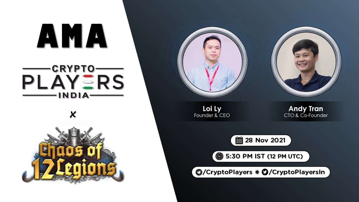 AMA Recap — Crypto Players India 📝 | by 12 Legions | Medium