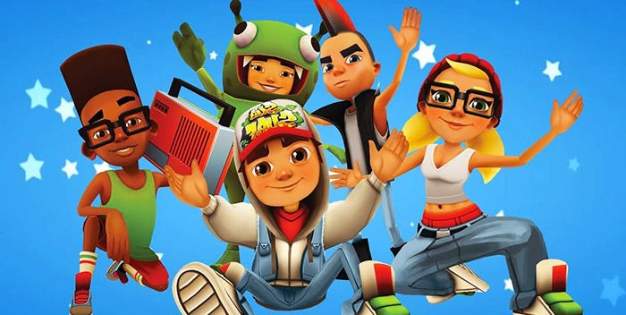 Wednesday Kids' Games Subway Surfers You'll dodge oncoming trains, collect  coins, and use quick reflexes to stay a step ahead of the…