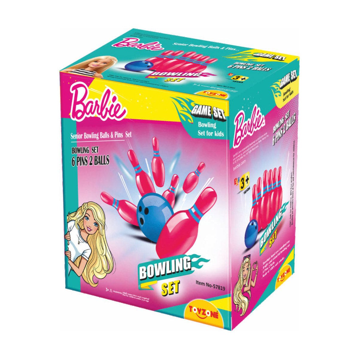 barbie bowling set