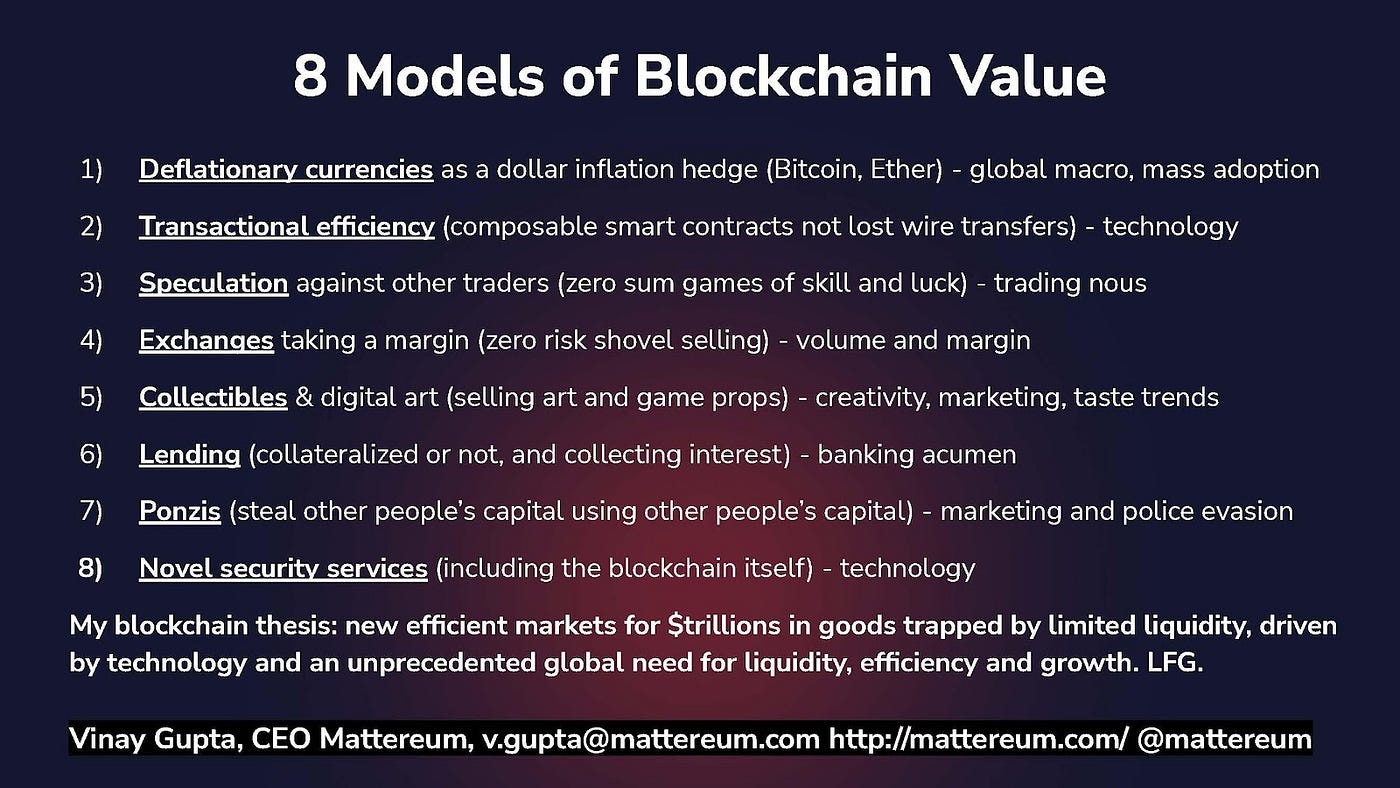 At the Turning Point — How Crypto Interacts with Real World Assets | by  Vinay Gupta | Mattereum - Humanizing the Singularity | Medium