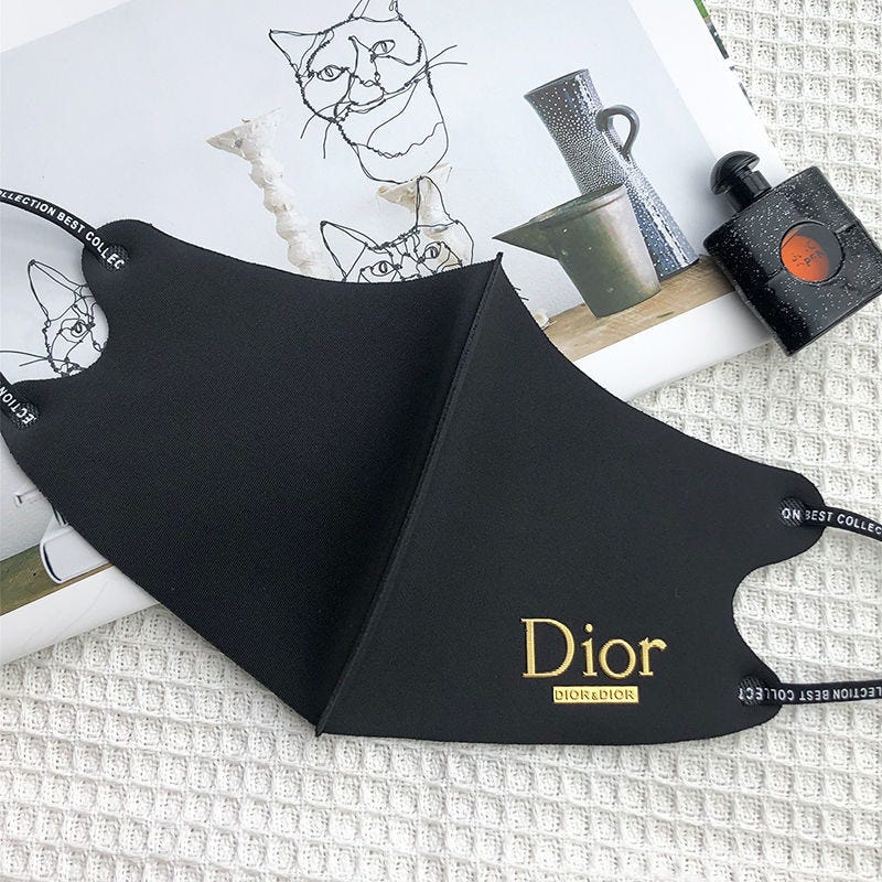 Luxury Louis Vuitton Dior surgical mask reusable masks, by Zizimasks