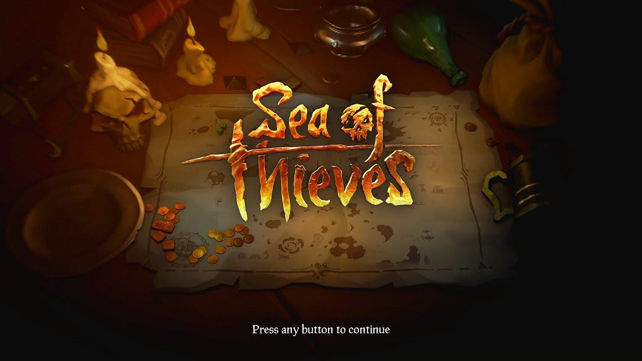 Every Sea of Thieves Title Screen - Golden Sands Blogpost - Medium