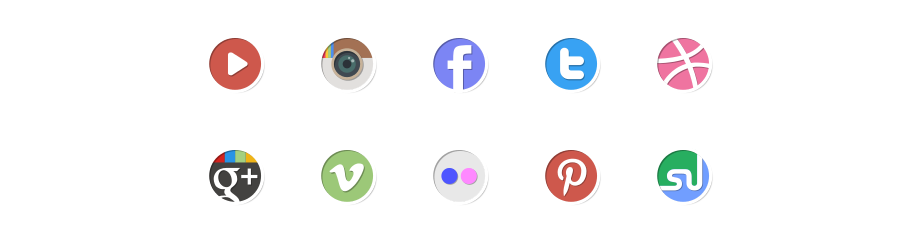 Flat icons by Nick Frost on Dribbble