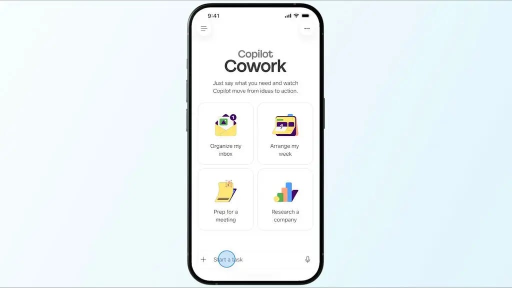 Microsoft Copilot Cowork: IA autônoma no celular para sua automação