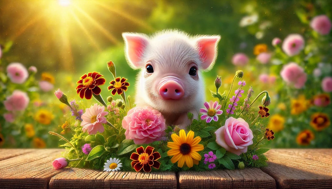 Here Little Piggy — The Impossibility Of Catching Someone Else’s Piglet— SquashedFrog