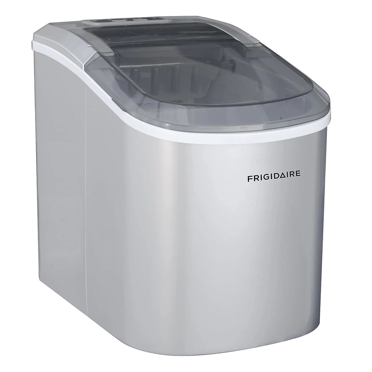 FRIGIDAIRE EFIC452-SS 40 Lbs Extra Large Clear Maker, Stainless Steel,  Makes Square Ice