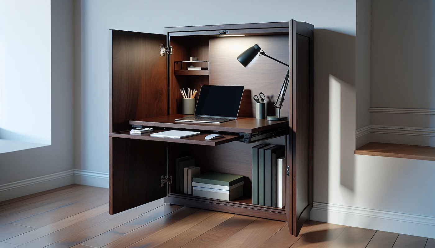 Maximize Your Space: 15 Hidden Desk Designs for a Clutter-Free Home Office  | by Oskar Kohler | Medium