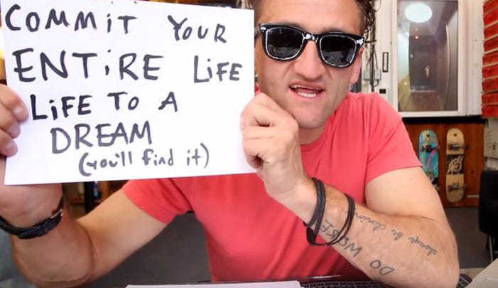 Casey Neistat Quote: “The most dangerous thing you can do in life