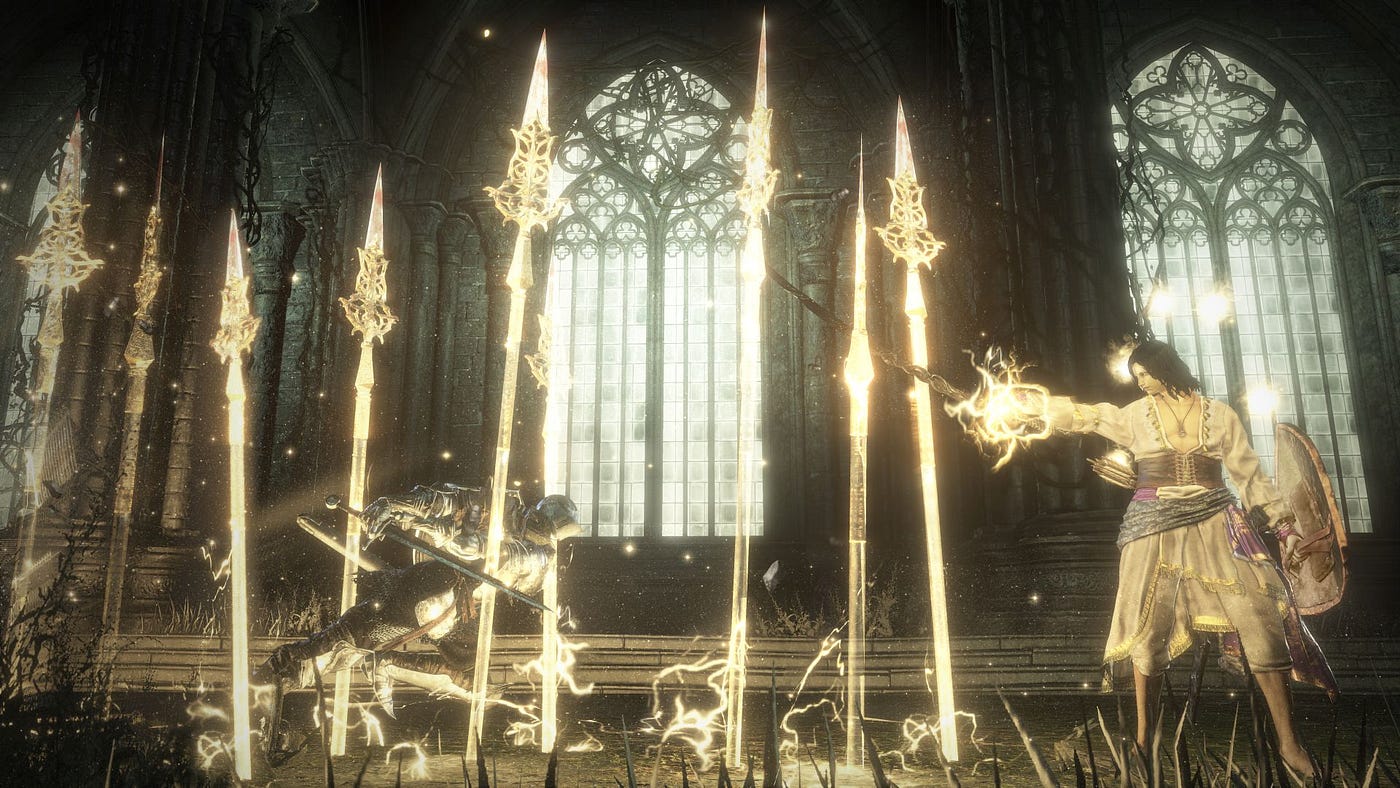 Dark Souls 3: The Ringed City walkthrough Spear of the Church boss battle  and final exploration | by Playdom | Medium