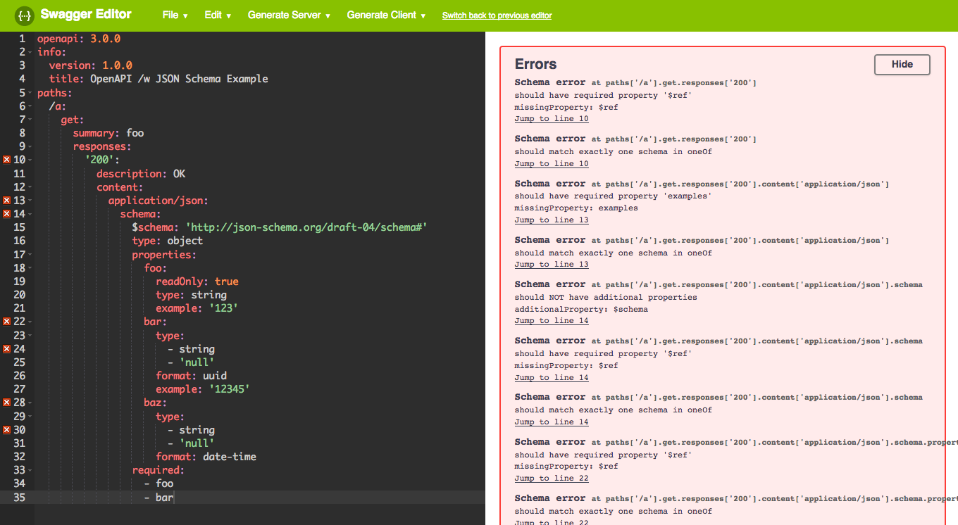 Solving OpenAPI and JSON Schema Divergence | by Sturgeon | APIs You Won't Hate | Medium