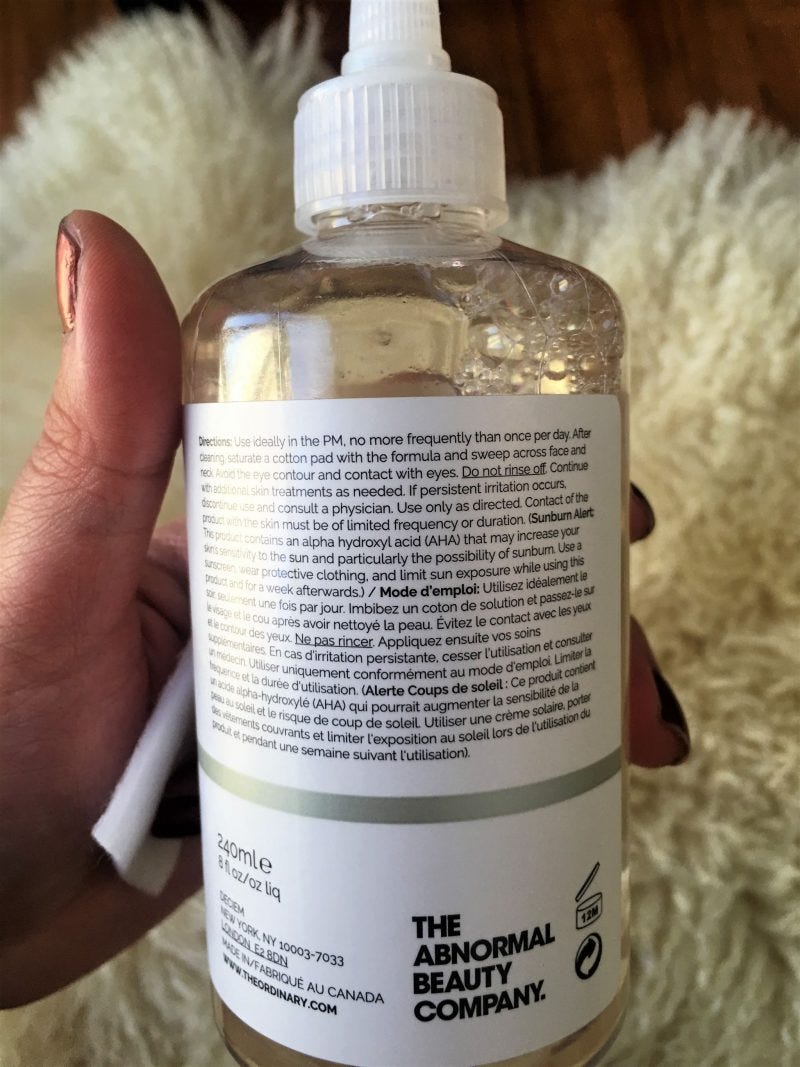 The Ordinary Glycolic Acid 7% Toning Solution 240 ml – MADON