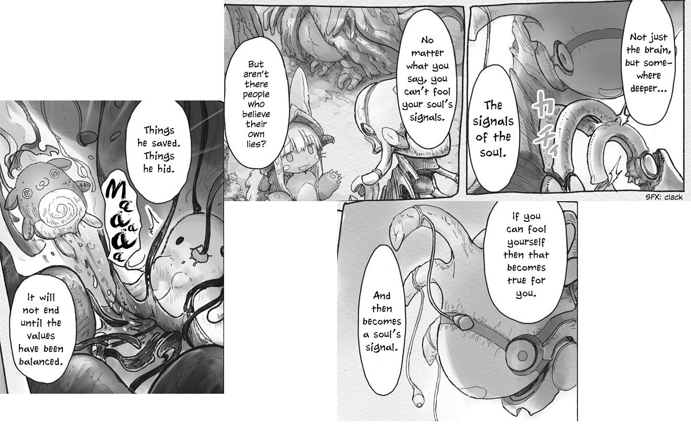Made in Abyss Manga Recap Chapters 40–45 (And What the Hell is Going On In  The Ilblu Village), by Nopal Dude