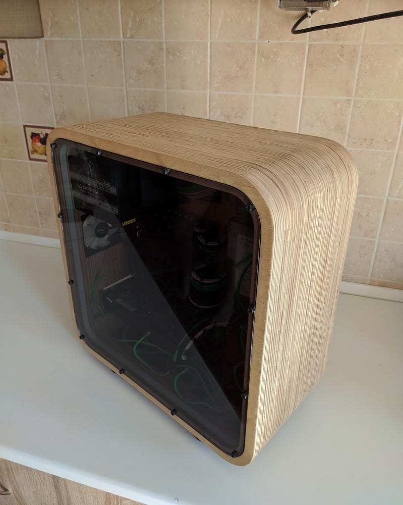 Wooden computer case: 8 months of handicraft | by Icons8 | Medium
