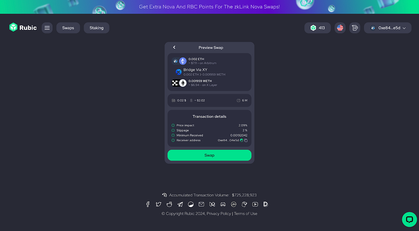 Bridge to and From X Layer with Rubic: Reduced Fees and Seamless Swaps | by  Rubic | Medium