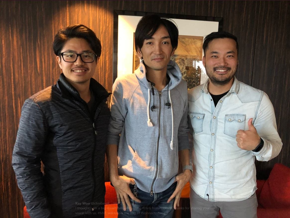 엠블이 만난 사람들, 일본 1 편. 안녕하세요? | by MVL Blockchain | Medium