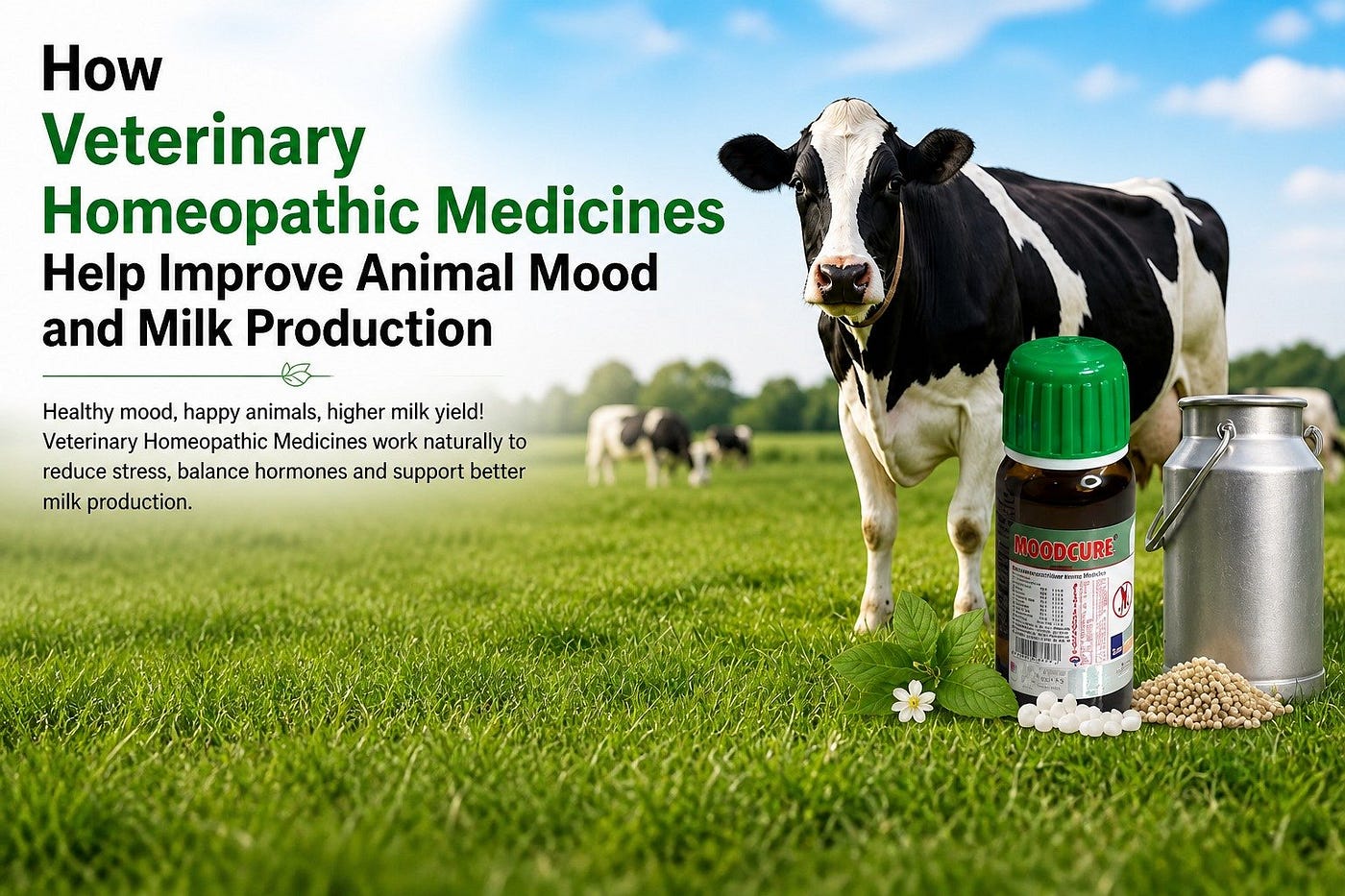 How Veterinary Homeopathic Medicines Help Improve Animal Mood and Milk Production