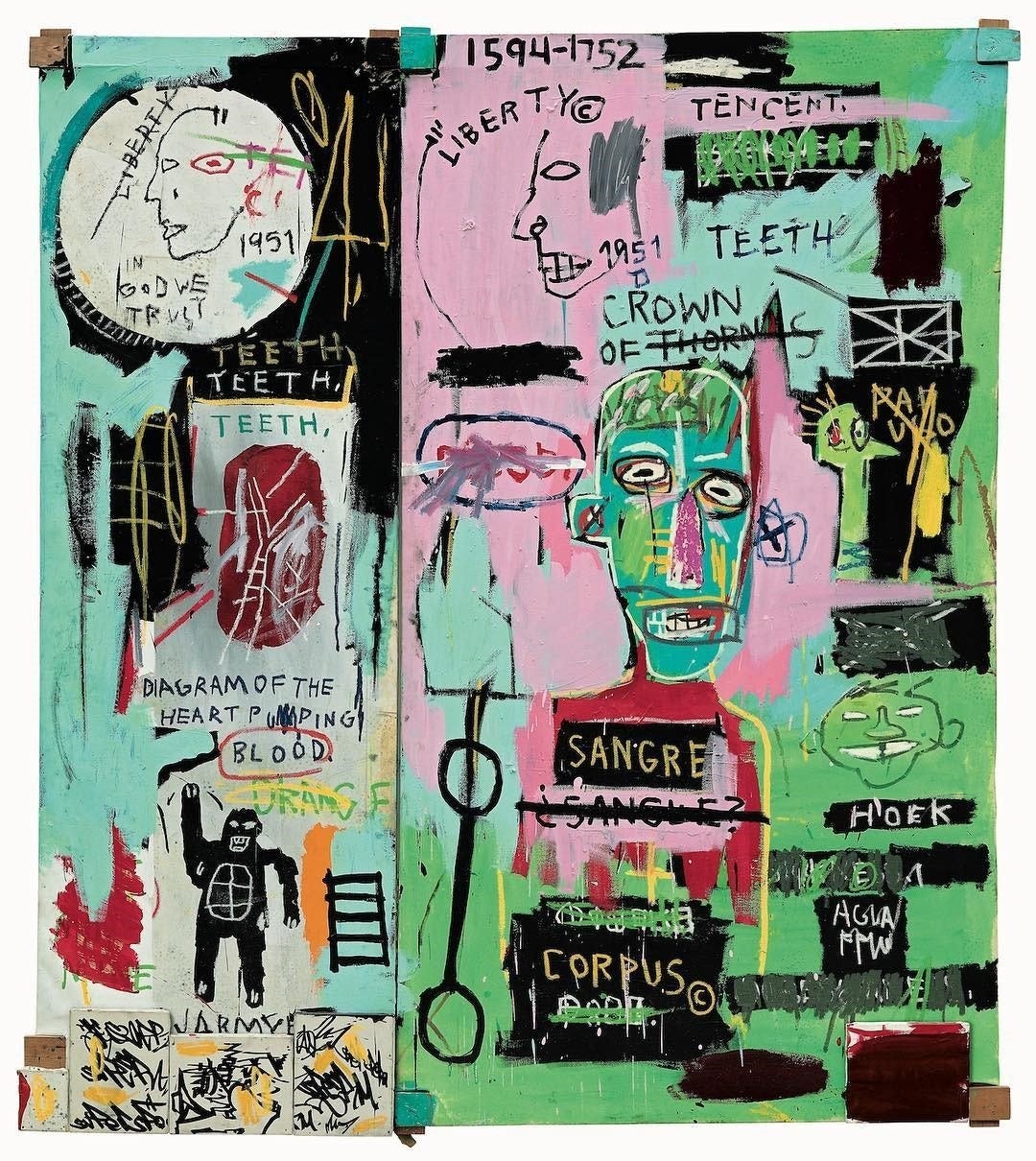 Jean Michel Basquiat Estate Collector's Pop Art Postcard Prints