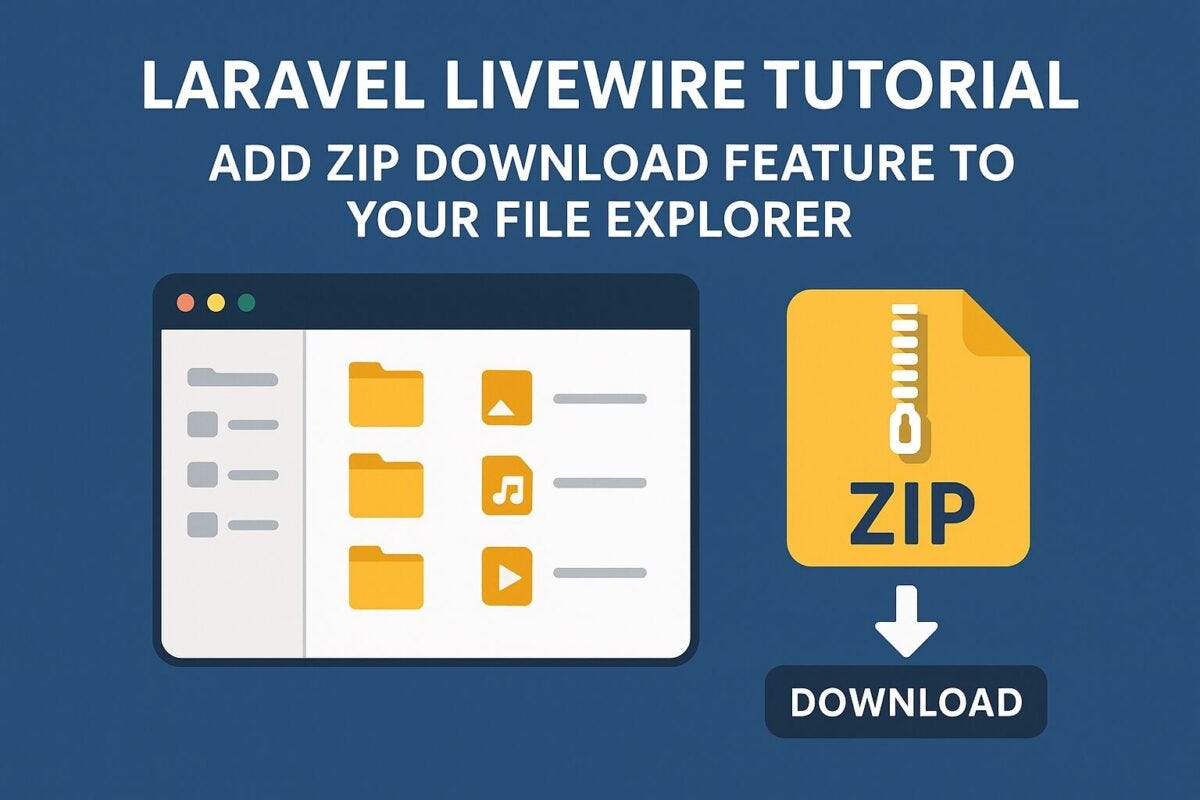Laravel Livewire Tutorial: Add ZIP Download Feature to Your File