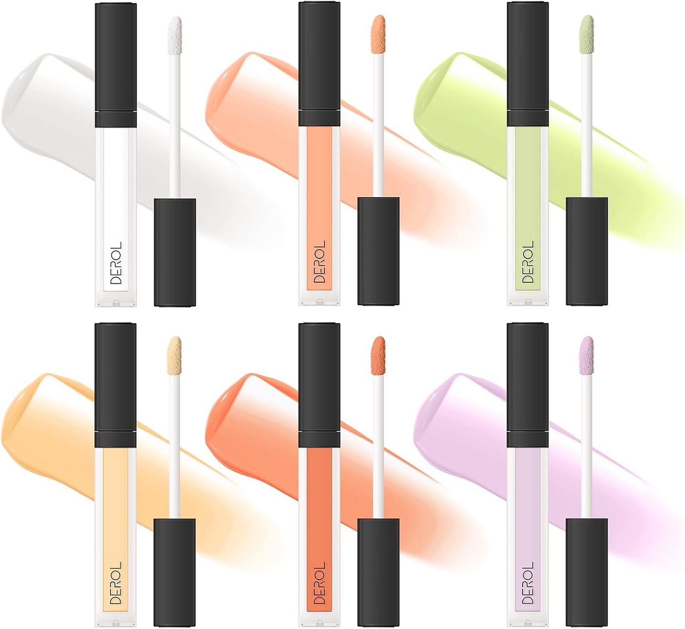 6 Pièces Correcteur de Teint: Revue Éblouissante