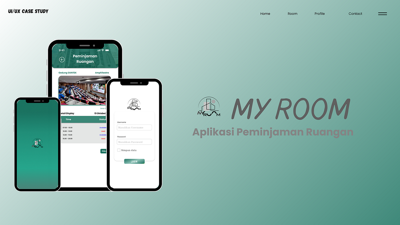 UI/UX Case Study : My Room — Aplikasi Peminjaman Ruangan UINSA