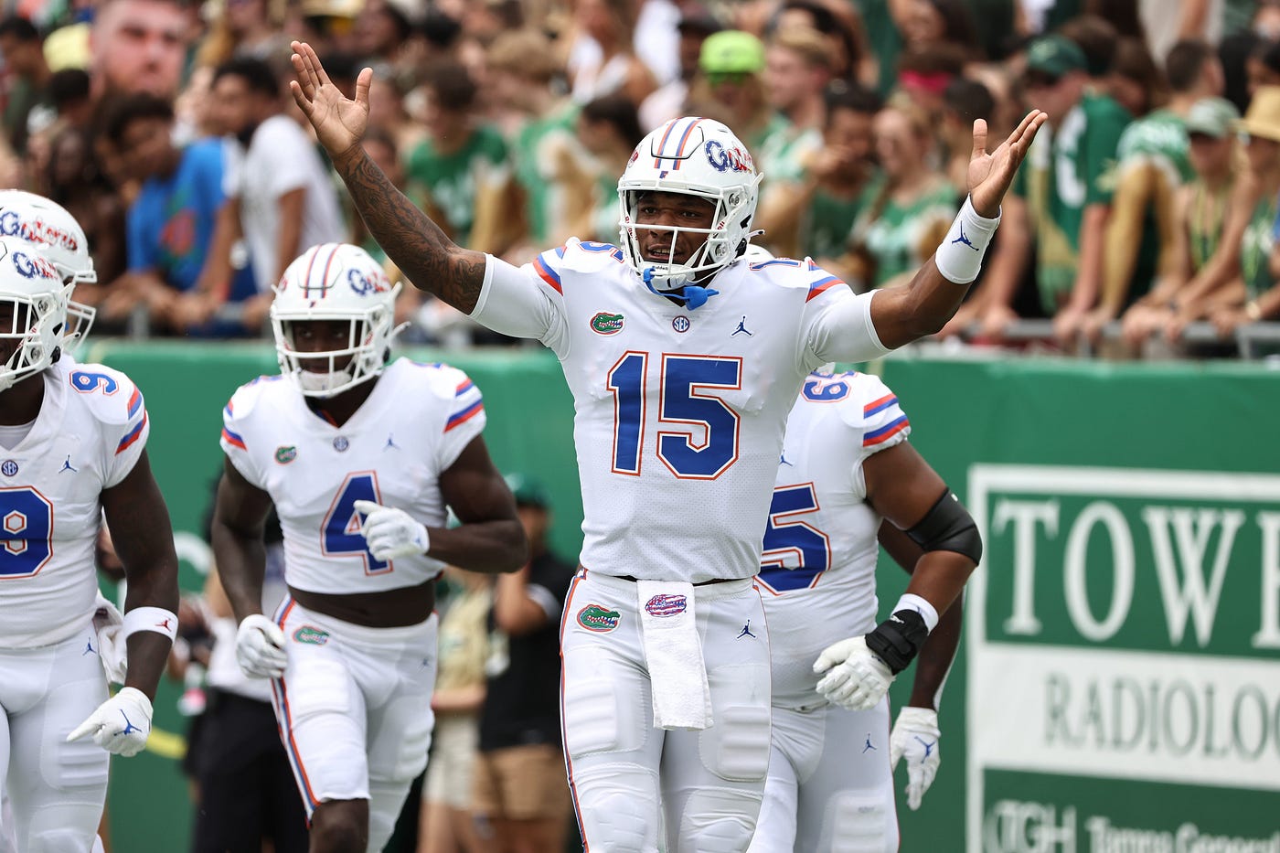 GUT Check: Florida vs USF. A comprehensive uniform recap from the… | by  Gators Uniform Tracker | Medium