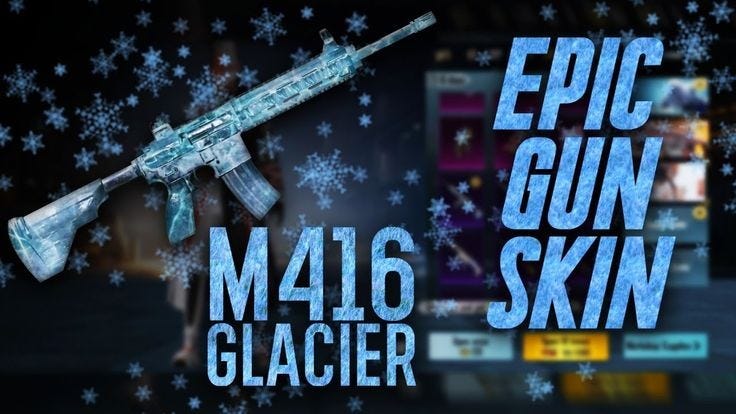 BGMI gun skins as rare as M416 Glacier in 2022 | by Gamingxnews | Medium