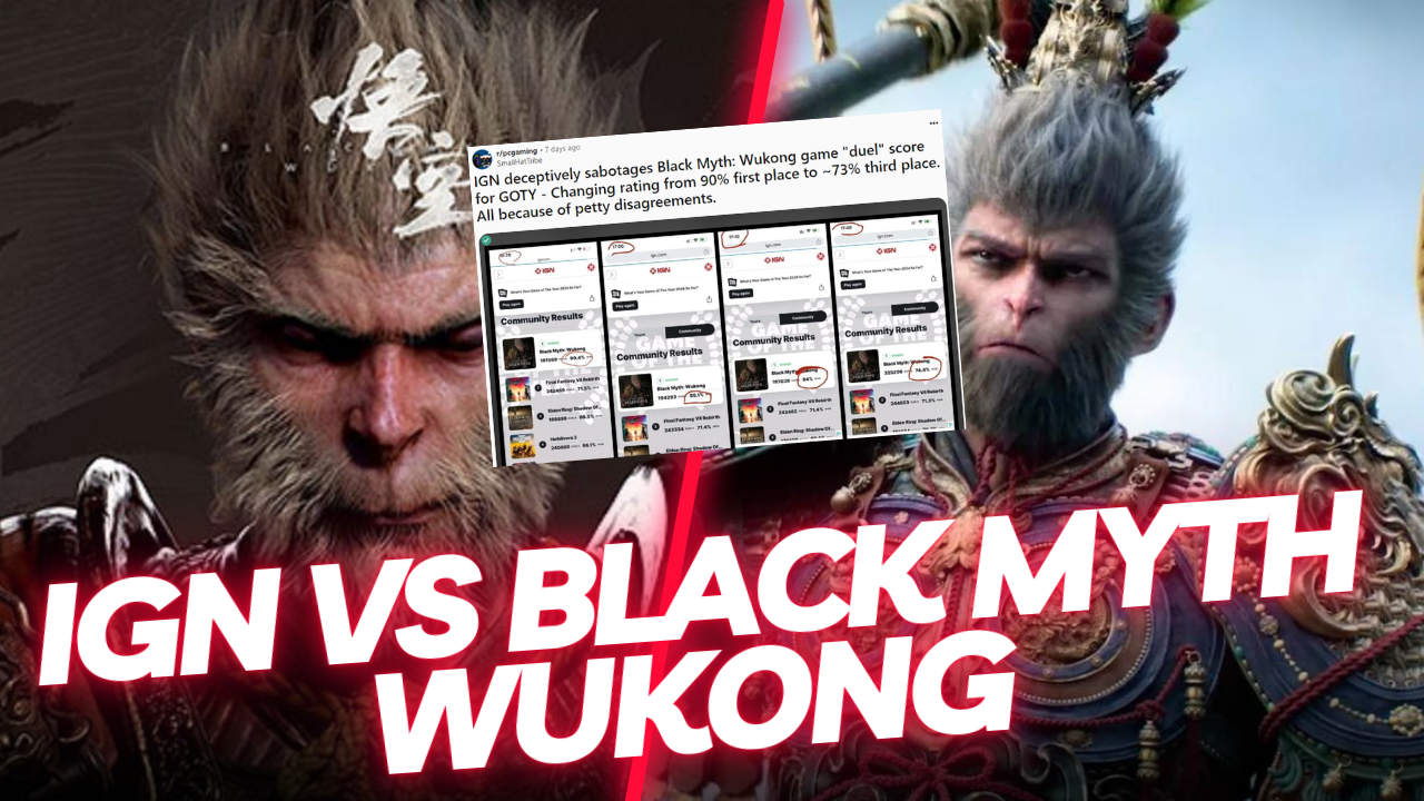 Is IGN Manipulating GOTY Votes TO Eliminate Black Myth Wukong