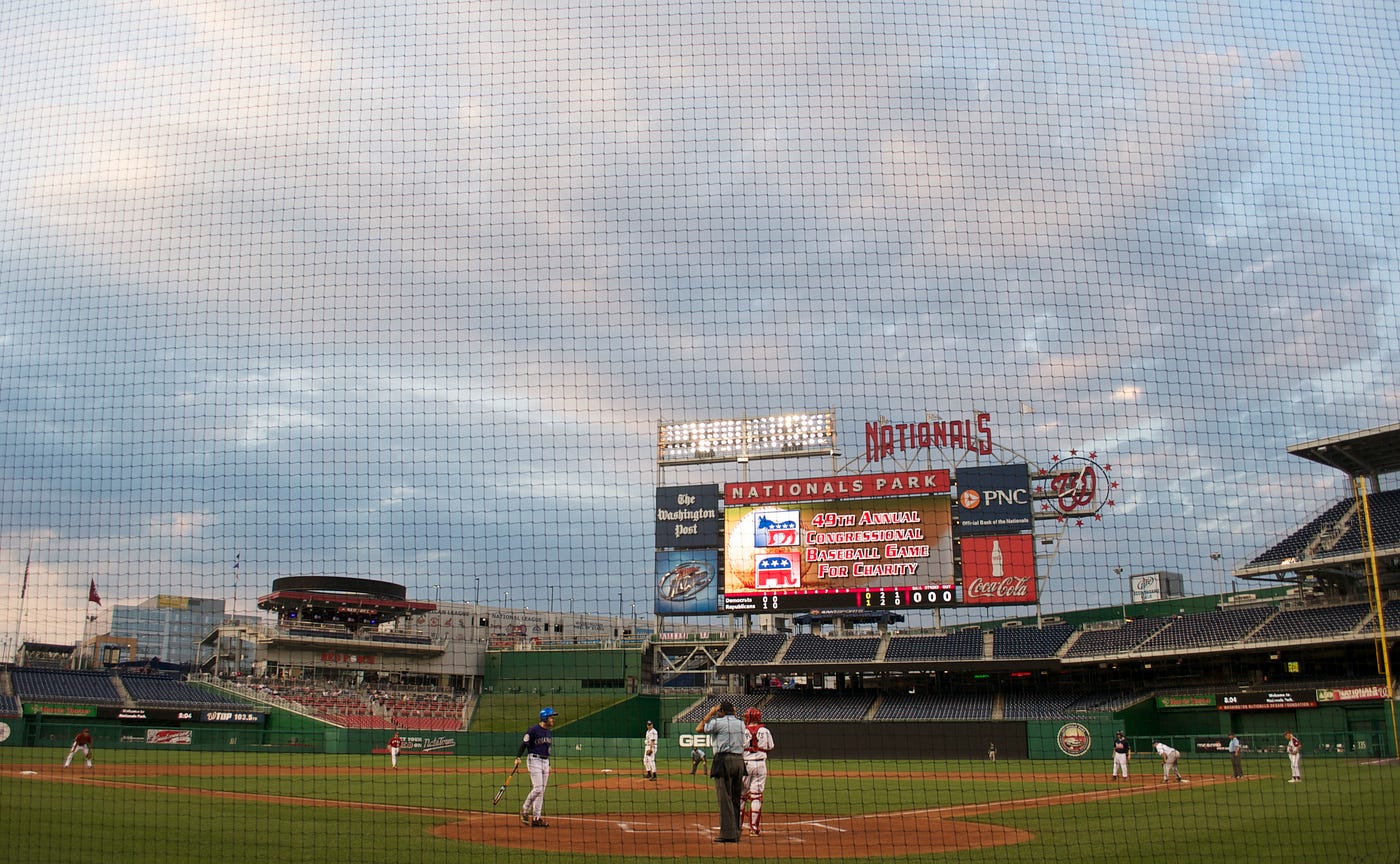 Congressional Baseball Game Tonight at Nats Park by Nationals Communications Curly W Live