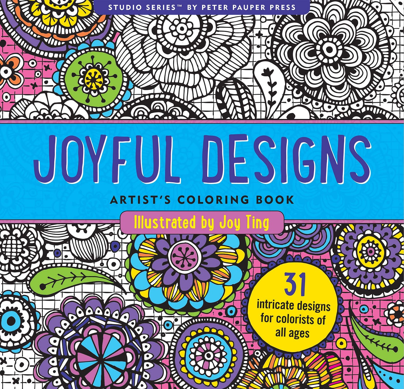 Mandala Designs Adult Coloring Book (31 stress-relieving designs) (Studio)