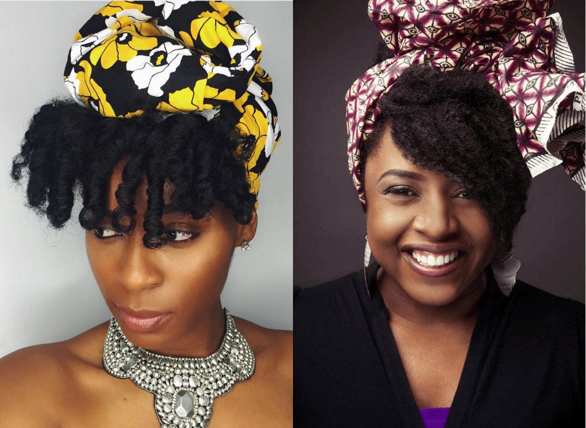 Black Women Hairstyles With Head Wraps To Show Off | by Picadoo | Medium