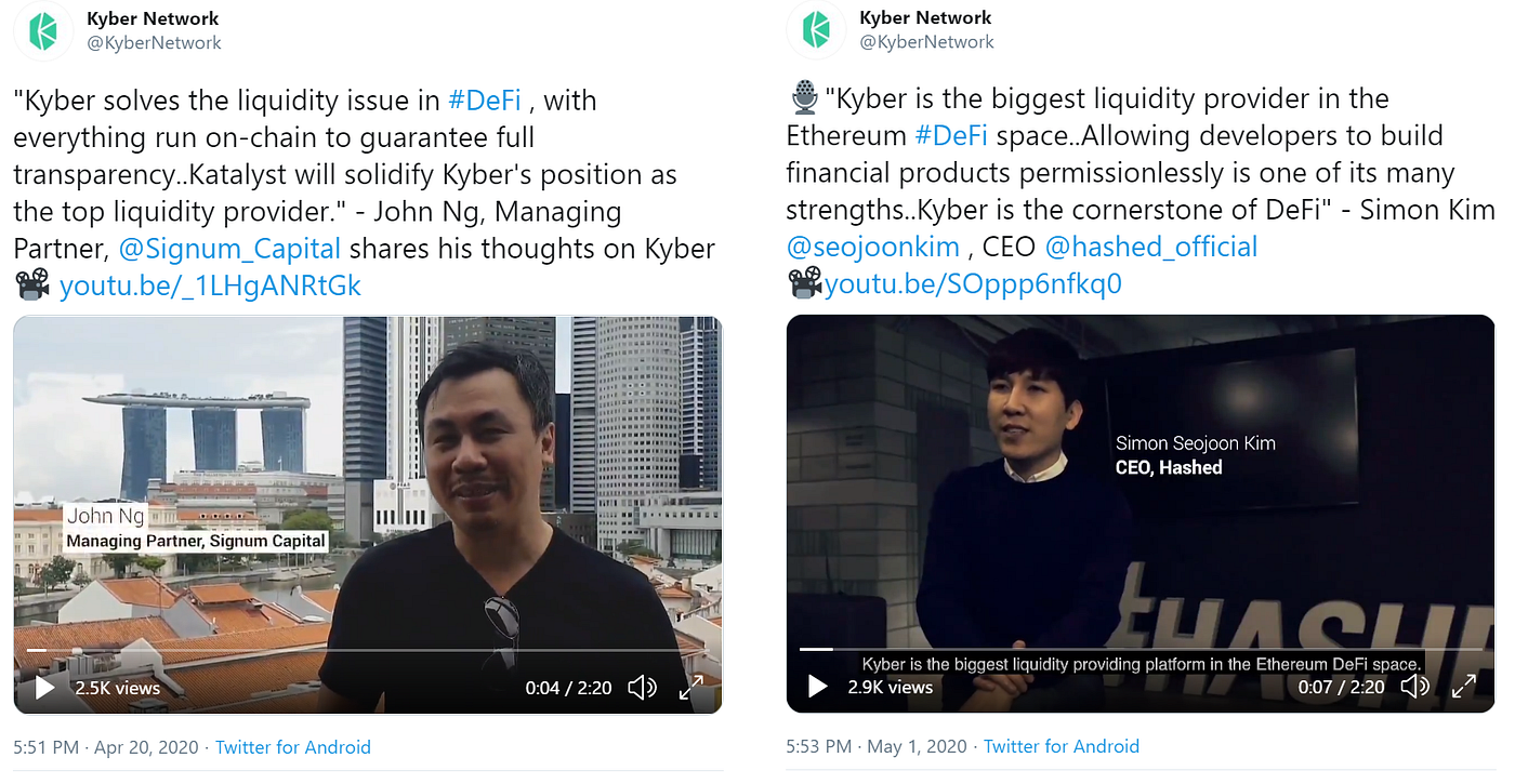 카이버 생태계 리포트 #14. 카이버리안 여러분 안녕하세요. | by Kyber Network | Kyber Network |  Medium