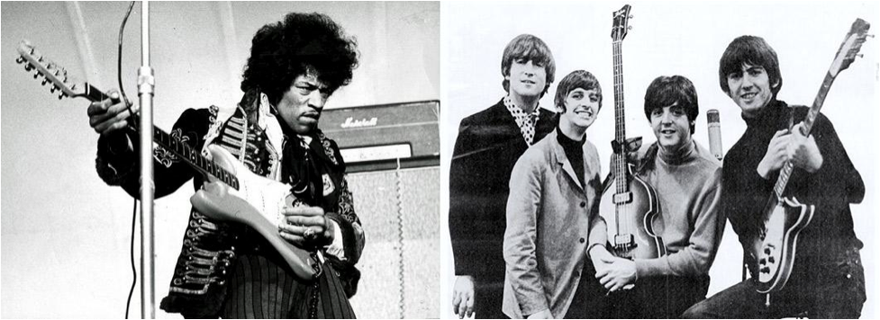Jimi Hendrix Et Les Beatles Hal Leonard Guitar Play Along Jimi Hendrix