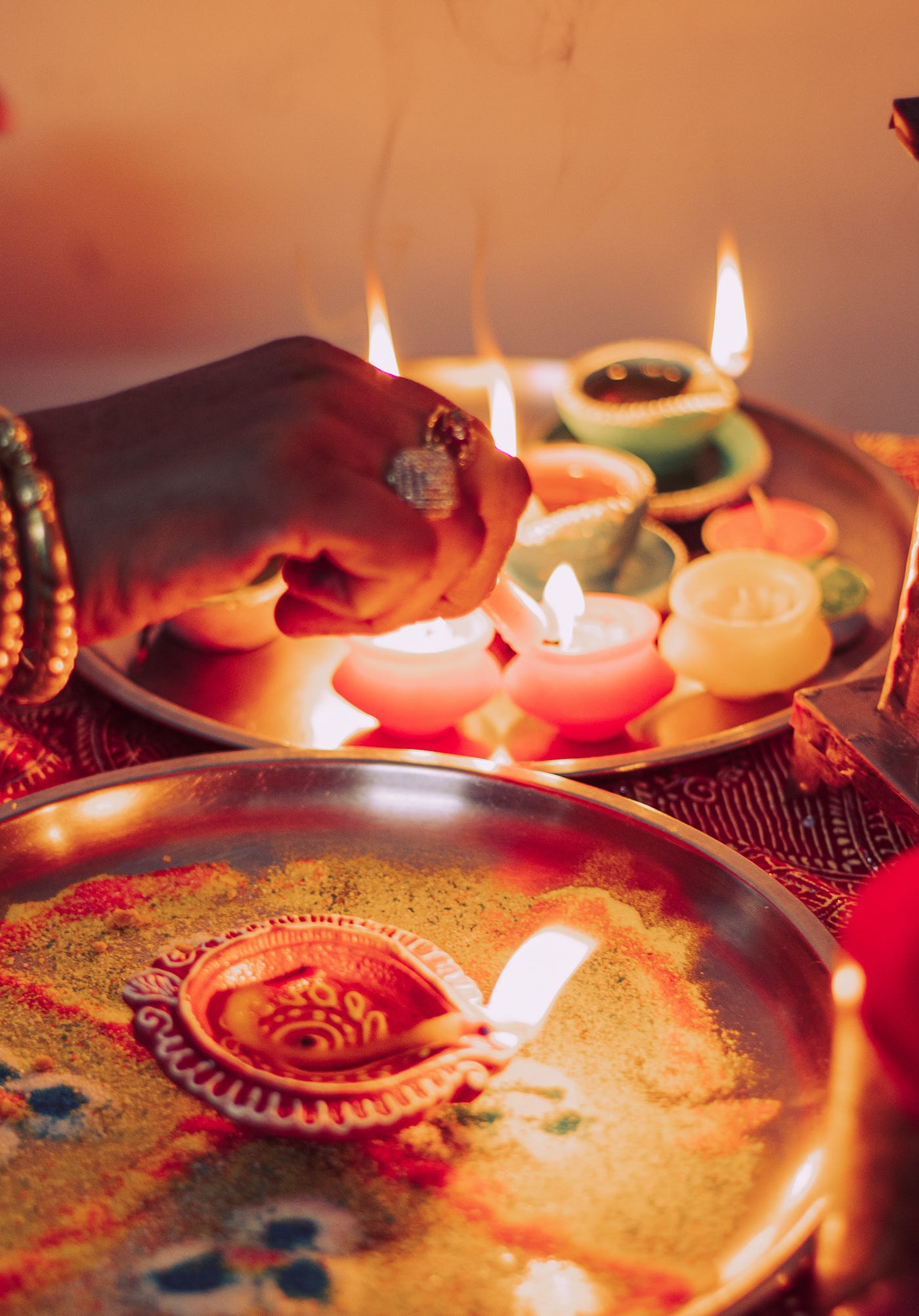 Traditions Talk About Lighting Lamps on Diwali Day. This Magic