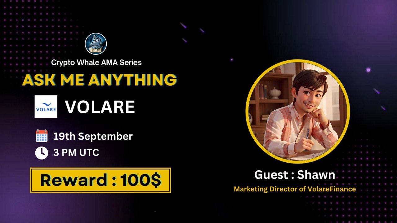 AMA Recap of CryptoWhale Community | by VolareFinance | Medium