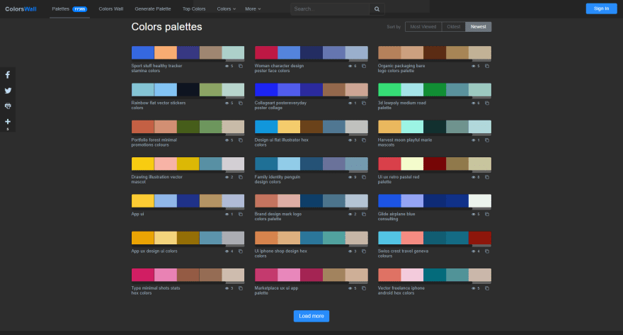 screenshot of batch color application interface showing multiple infographic pages with brand color palette being applied simultaneously