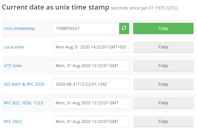 Unix Timestamp Converter. Time converter for epoch unix timestamp… | by  Bartosz Wójcik | Medium
