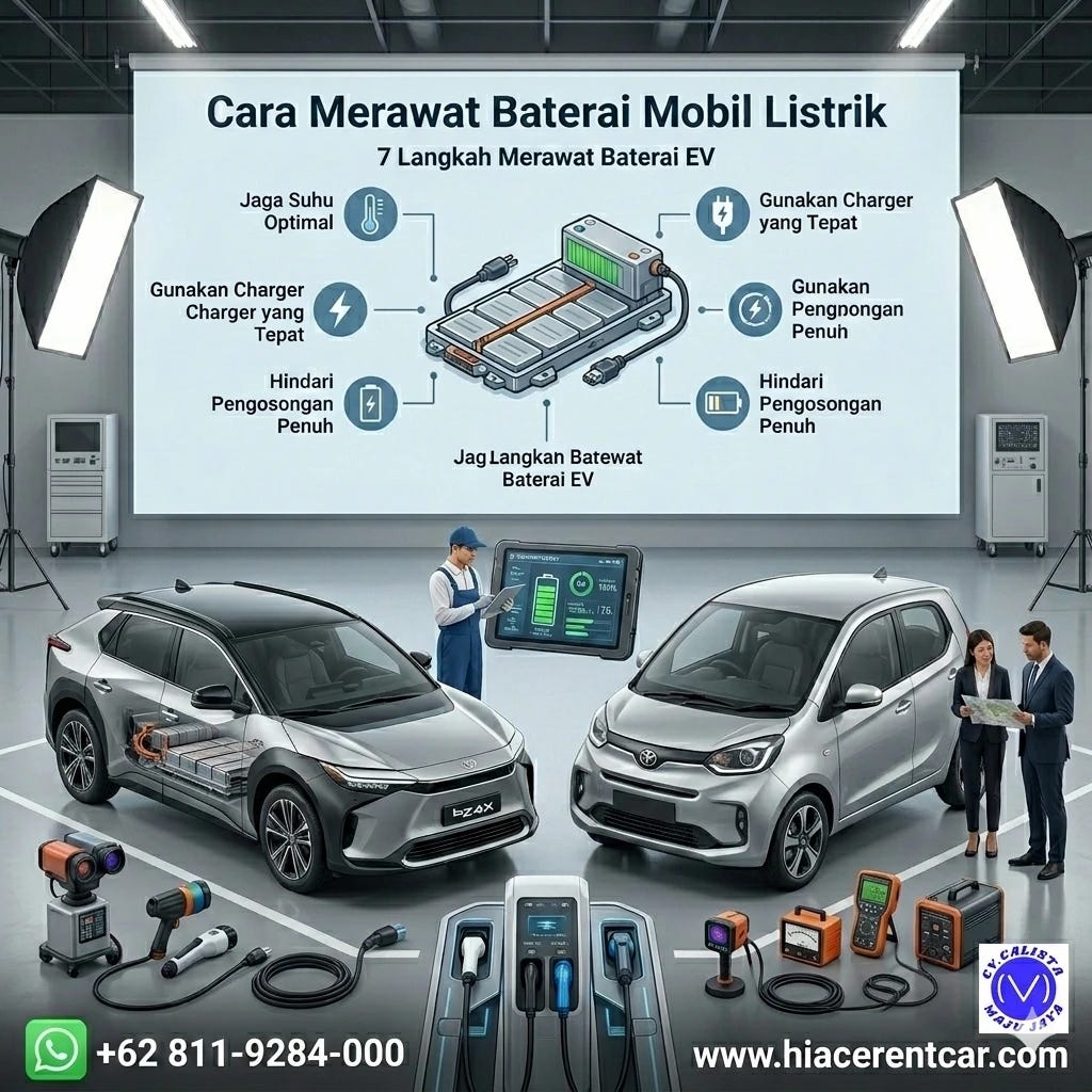 Cara Merawat Baterai Mobil Listrik Terbaik Biar Awet 8 Tahun