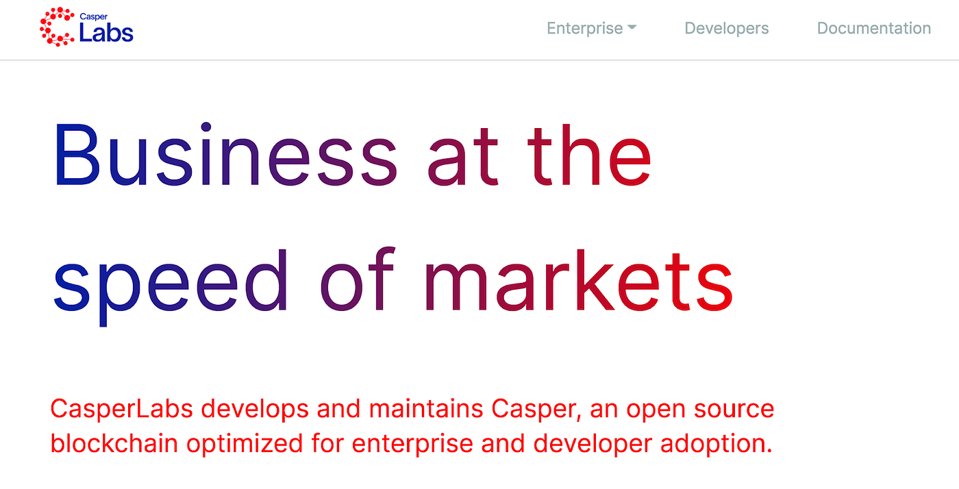 Casper Labs — The Future-Proof Blockchain Optimized for Enterprise Adoption  | by Julian Richter | Medium