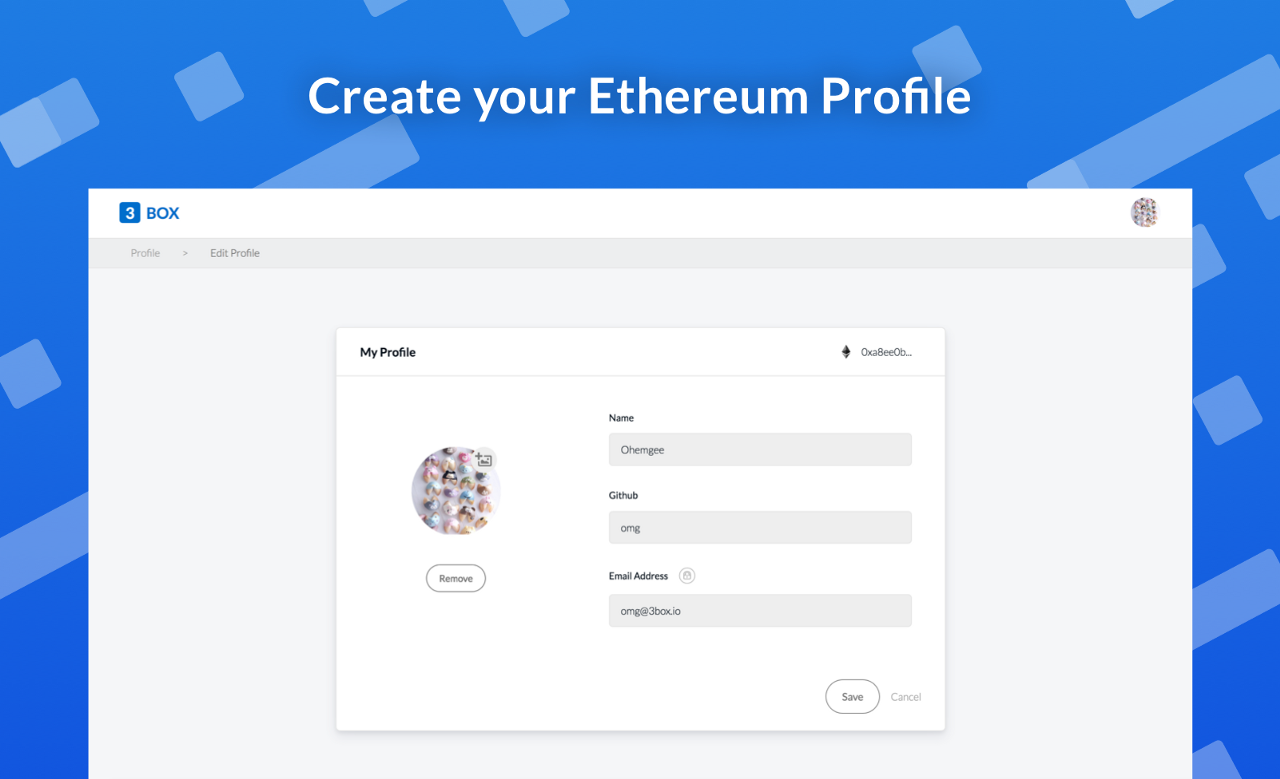 Announcing Ethereum Profiles 1.0.0 is Live | by 3Box Labs | 3Box Labs |  Medium