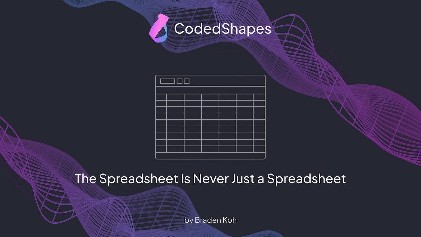 The Spreadsheet Is Never Just a Spreadsheet