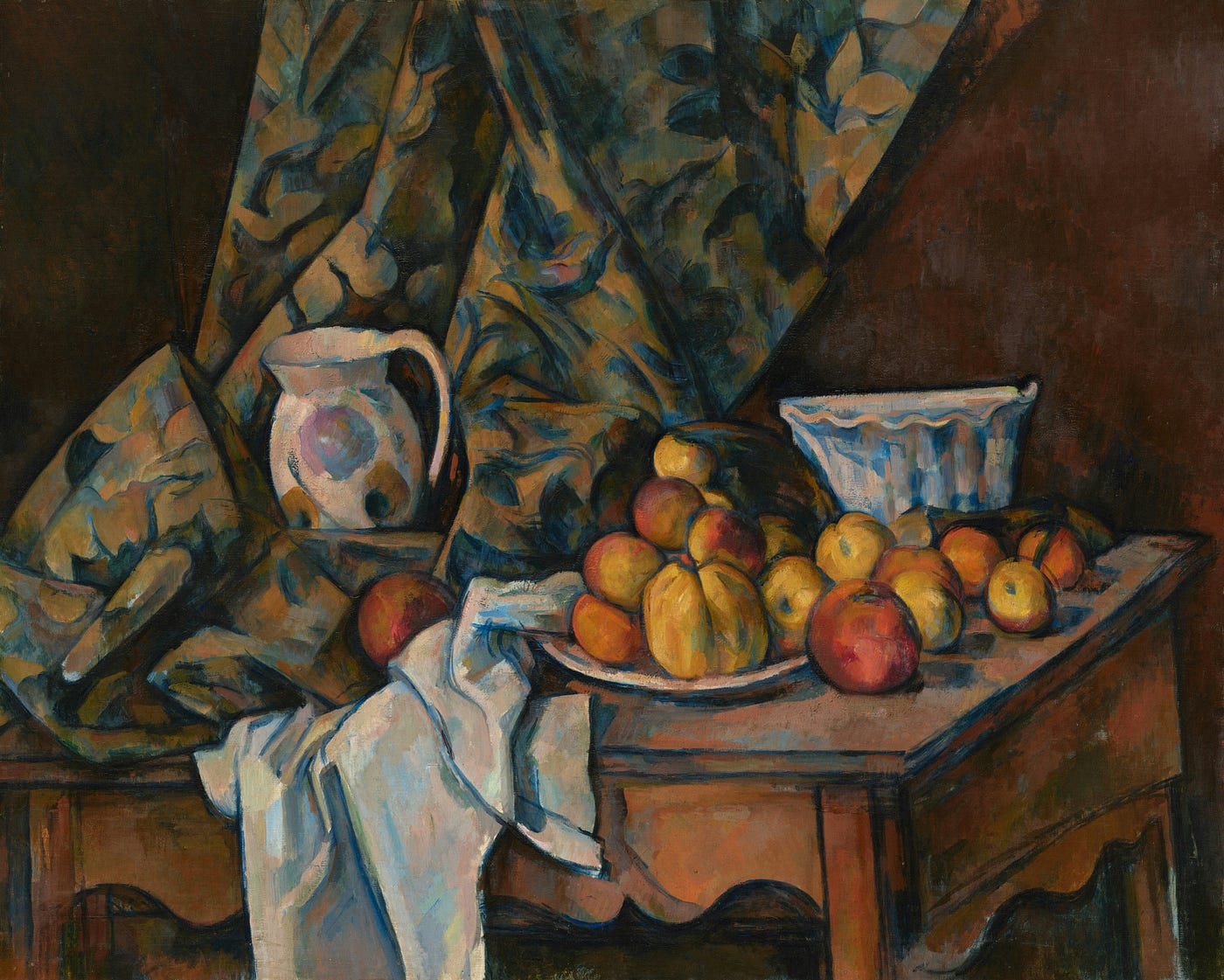 Still Life with Apples and Peaches, by Paul Cézanne (photo by National Gallery of Art on Unsplash)