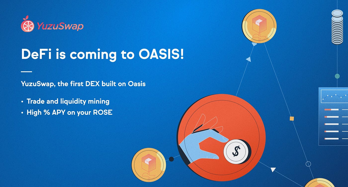 DeFi stiže u Oasis — Predstavljamo YuZuSwap, prvu decentralizovanu menjačnicu na Oasis mreži, i…
