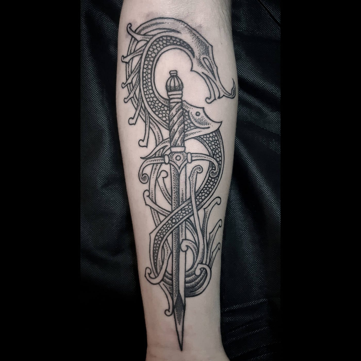 Scandinavian Viking Inspired Norse Tattoo By Jessica Astral Tattoo