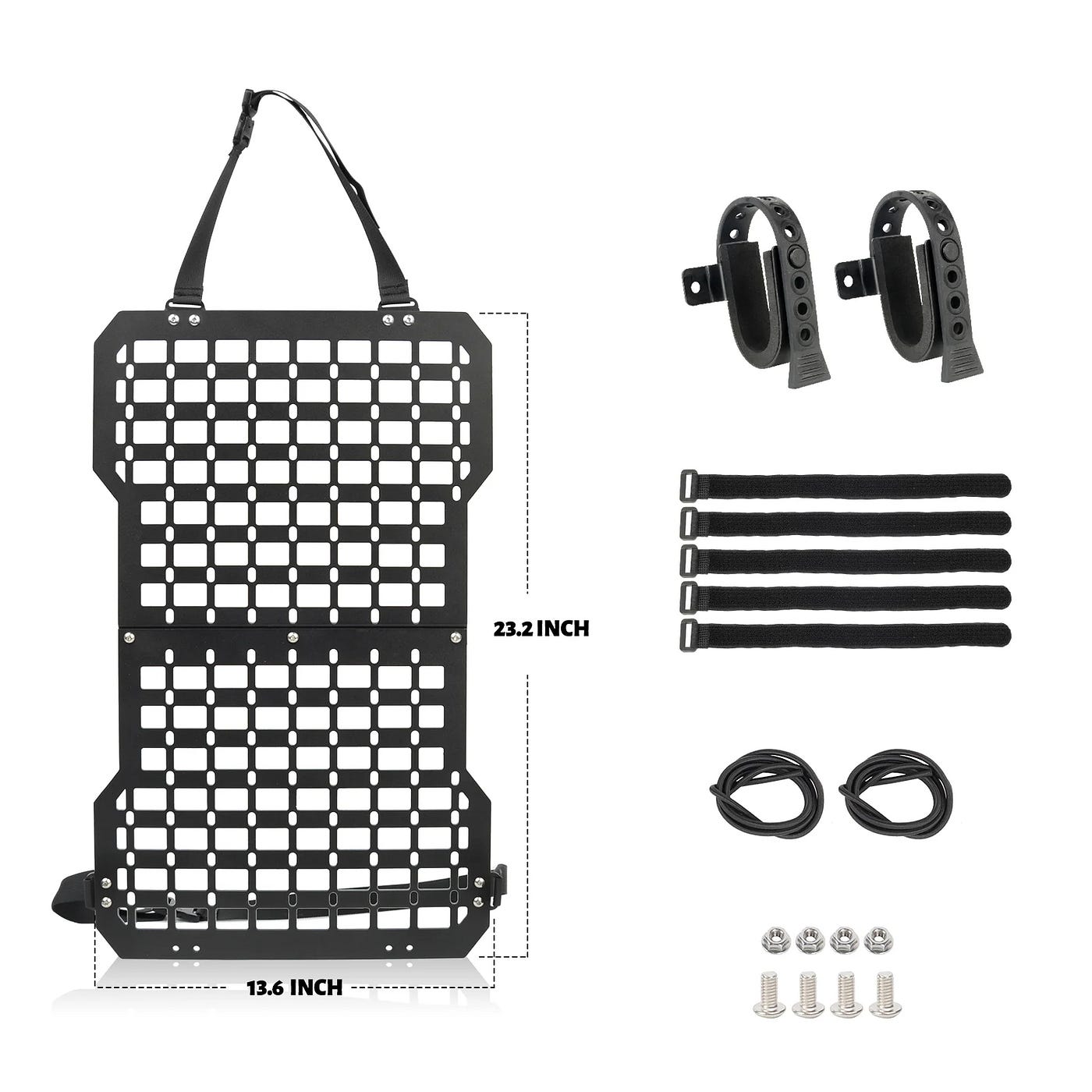 Truck Gun Rack Molle Seat Back Organizer Gun Holder Molle Panel for Vehicles Tactical Truck Mount…
