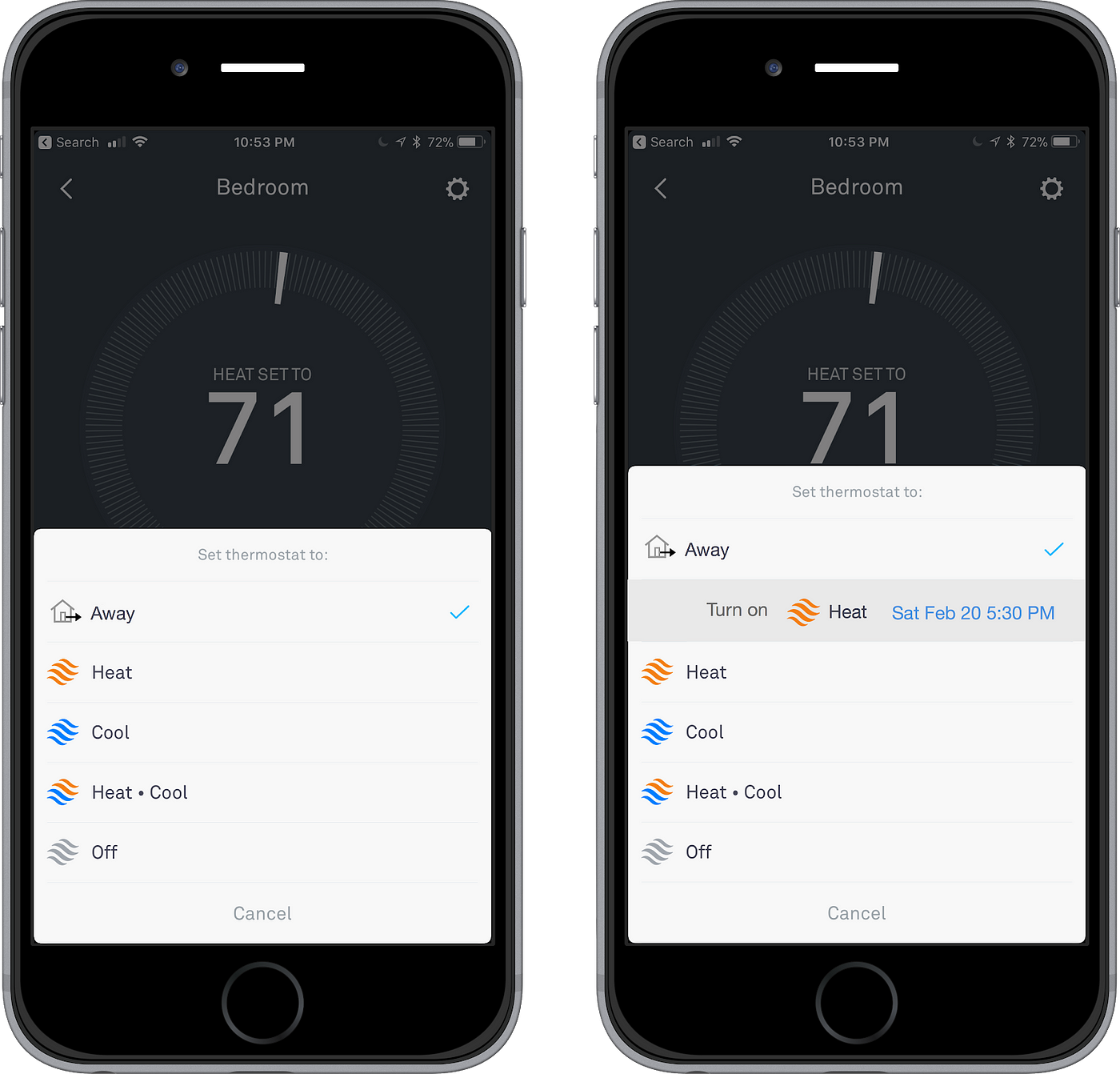 nest thermostat app