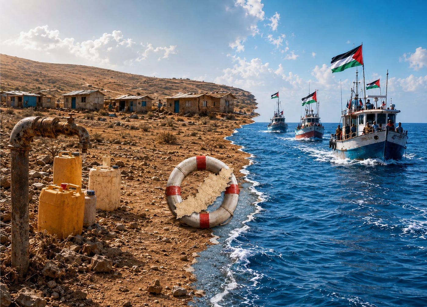 New Campaign Questions Why South African Activists Sail to Gaza While Locals Face Water Crisis